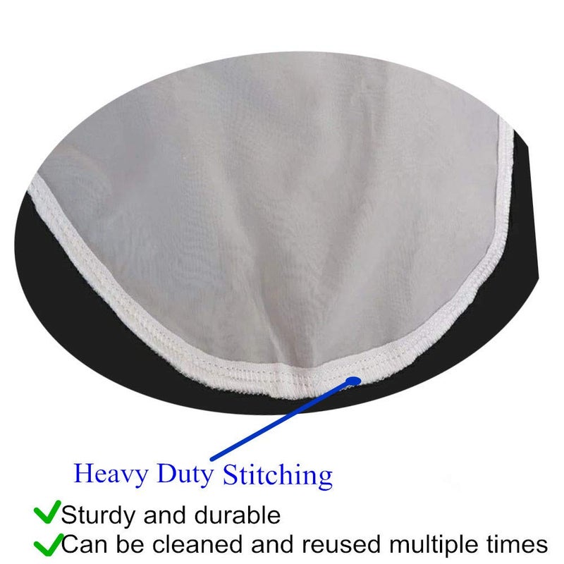 Honritone 4 Inch Nylon Mesh Filter Socks Bag 150 Micron by 14 Inch Long Aquarium Water Sump Filter Bags 3 Pack (150 Micron/um) - Image 4